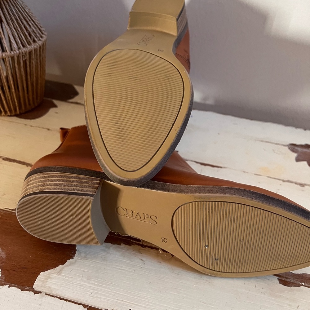 Chaps Brown Ankle Boots - Picture 5 of 5